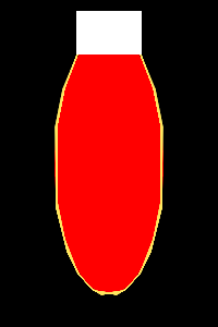 Path segments after preprocessing.